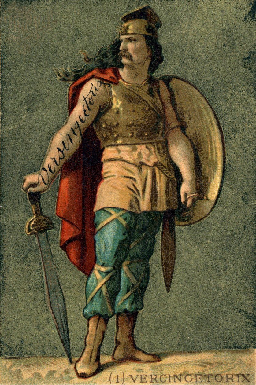 Vercingetorix (ca. 72-46 f.Kr.), gallisk leder av Unknown artist