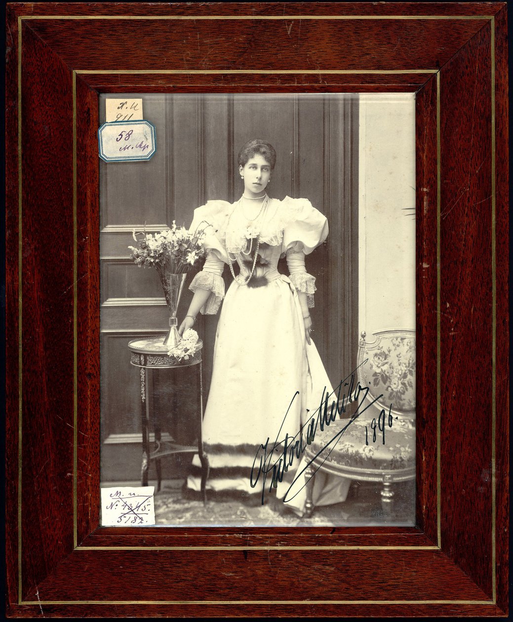 Victoria Melita de Saxe Cobourg-Gotha - Prinsesse Victoria Melita av Saxe-Coburg og Gotha (1876-1936), Anonym. Sølv gelatin fotografering av Unknown artist