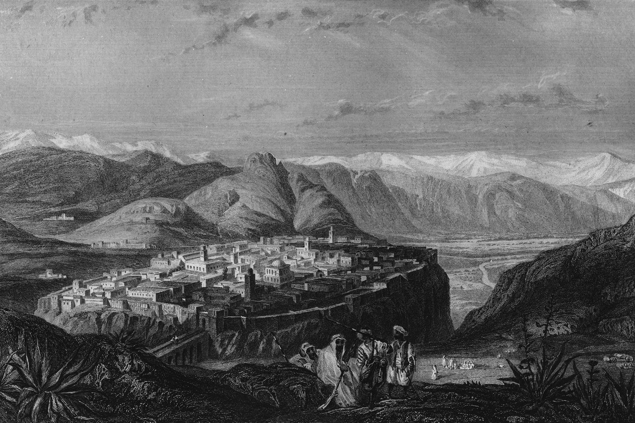 Utsikt over Konstantin på 1800-tallet, i «L