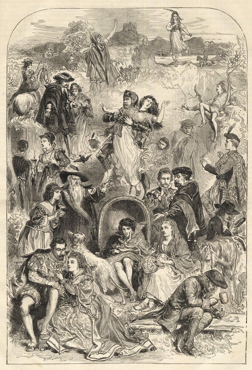 Walter Scott characters - main characters of Walter Scott