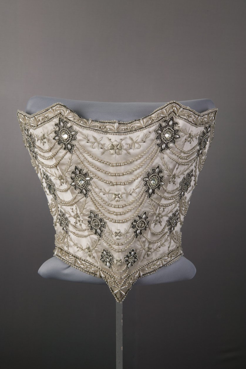 Brudekjole bodice av Unknown artist