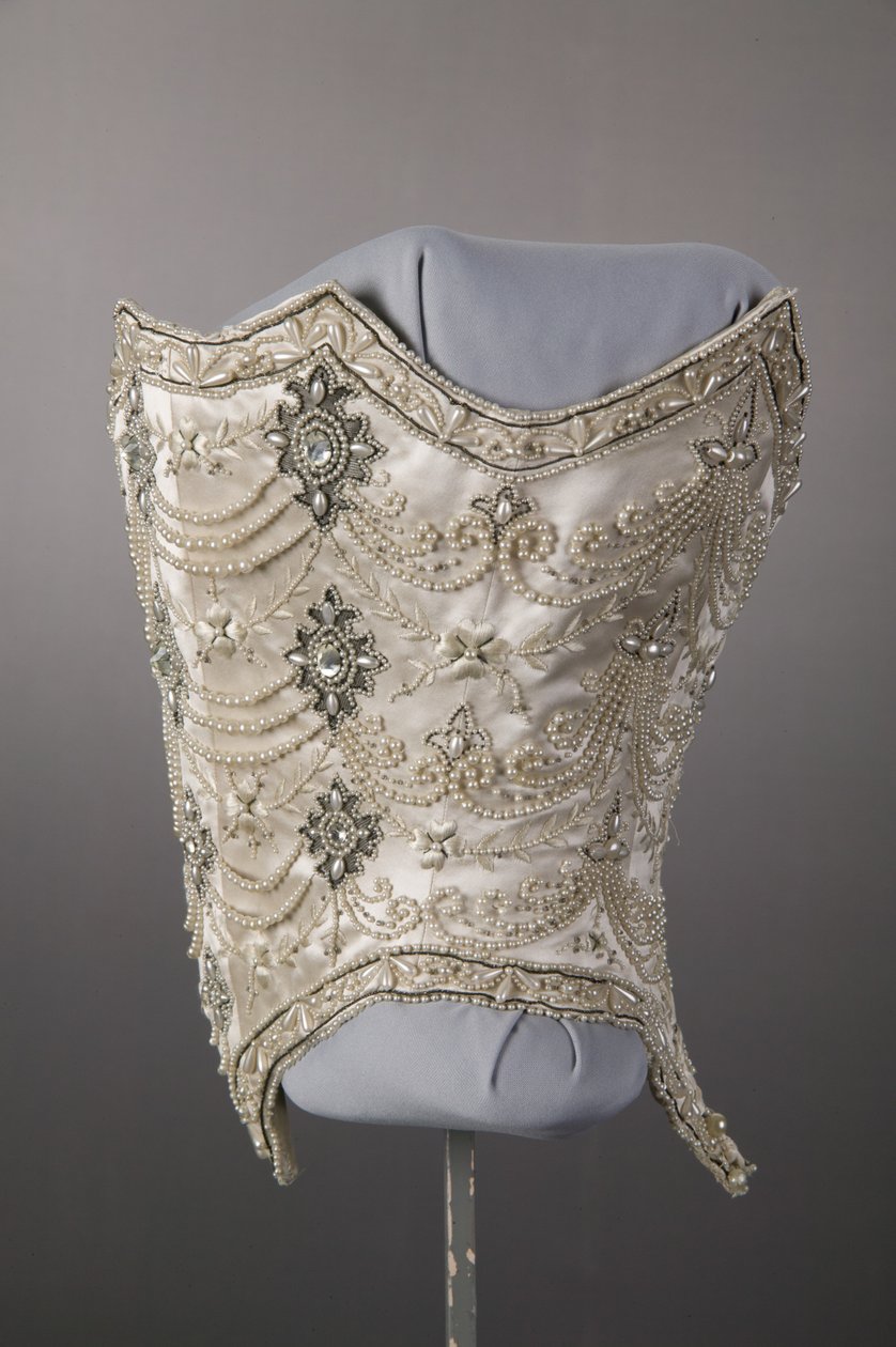 Brudekjole bodice av Unknown artist