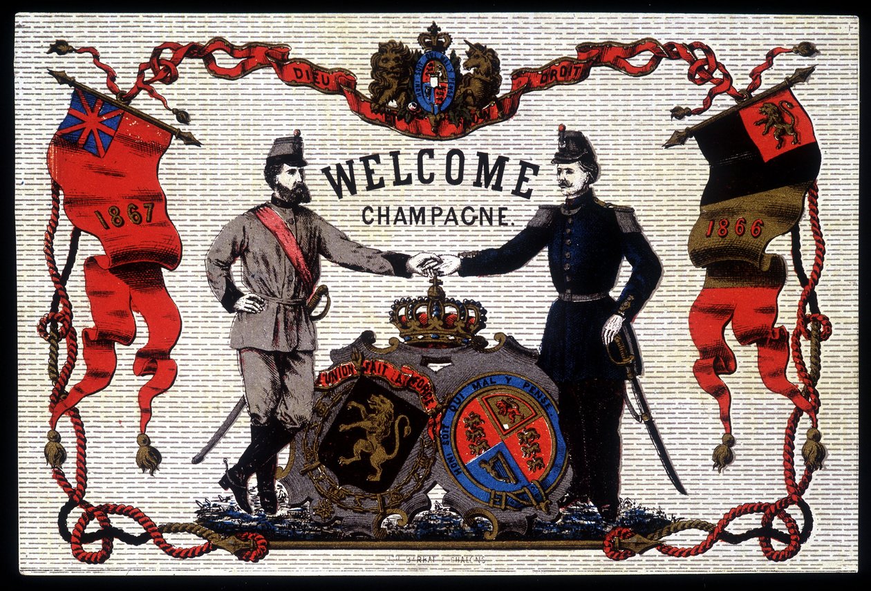 Velkommen Champagne av Unknown artist