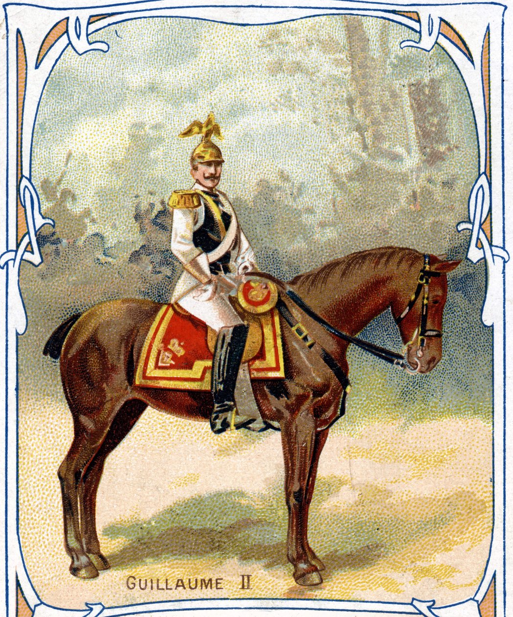 William II. King of Prussia and German Emperor. 1859-1941. av Unknown artist