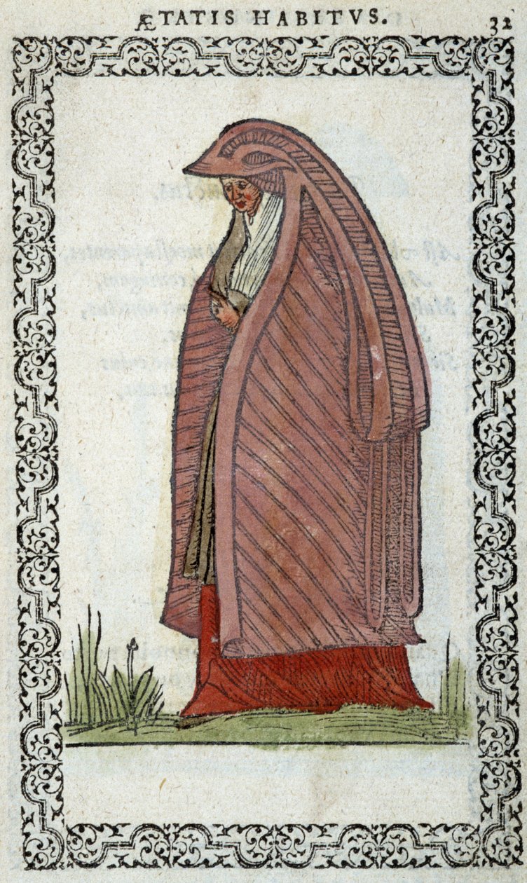 Woman of Baionne (Bayonne?) - i "" Habits et éffigies"" av Jean Sulperius av Unknown artist