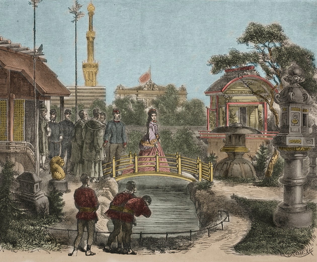 World Exhibition 1873 Vienna in Austria - Vienna Universal Exhibition - Franz Joseph I of Austria ( av Unknown artist