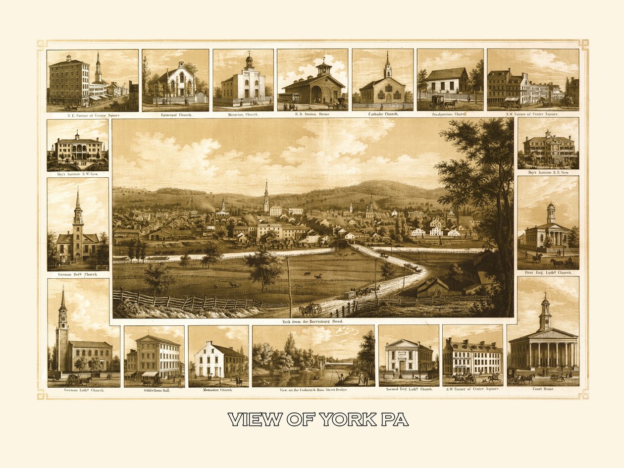 York, Pennsylvania av Unknown Artist