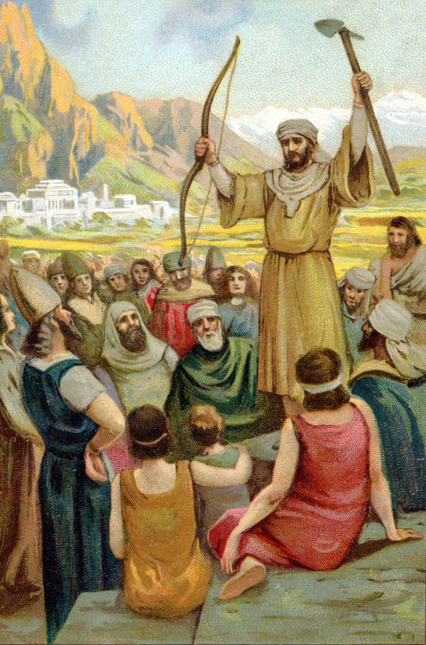 Zarathoustra lærer den beste måten å jobbe på av Unknown artist