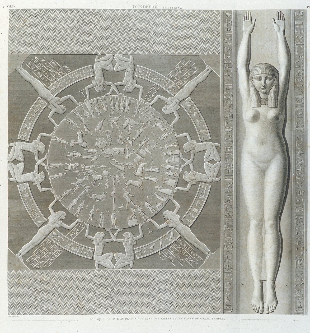 Zodiacs i "" Description of Egypt"", Imperial Editions av Unknown artist