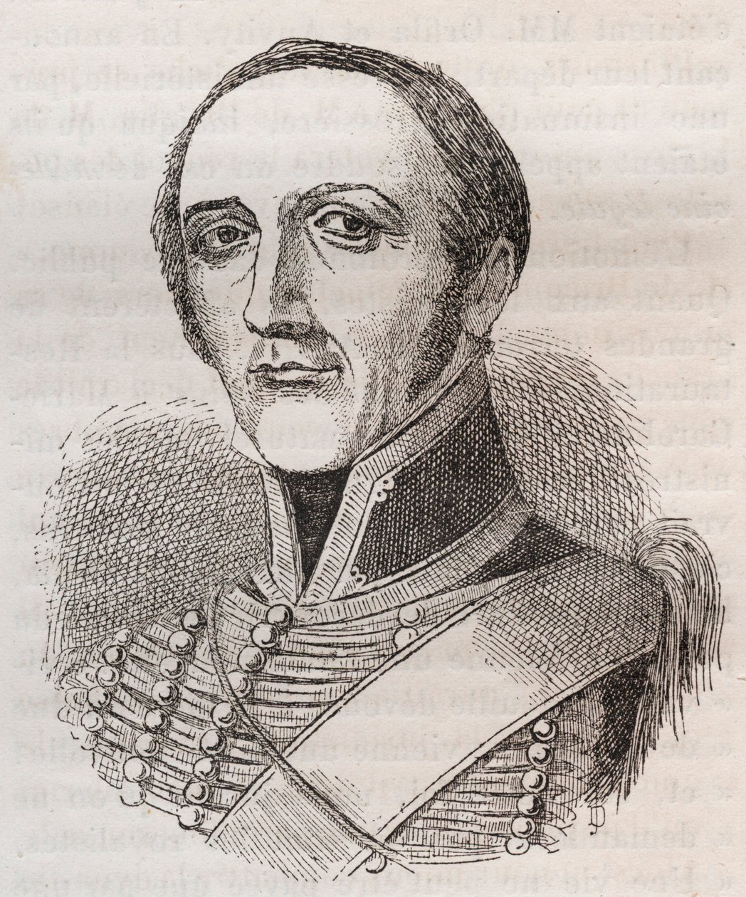 portrett av Armand Francois Bon Claude, jarl av Bricqueville av Unknown