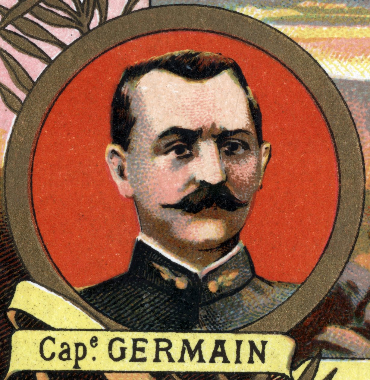 portrait of Captain Germain French explorer who participated in the Marchand mission. av Unknown artist