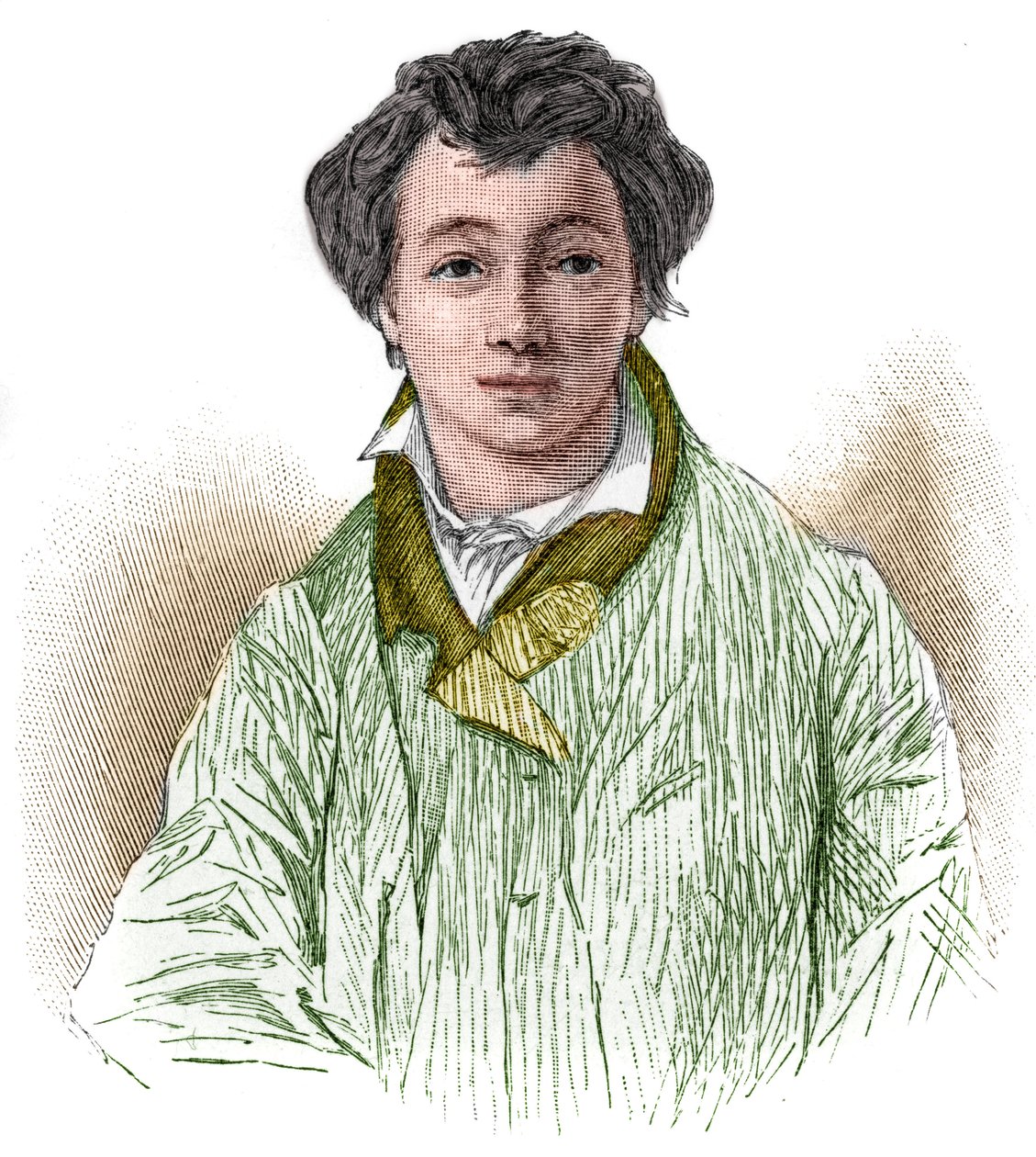 portrett av Christian Johann Heinrich Heine (1797-1856), tysk poet og journalist. av Unknown artist