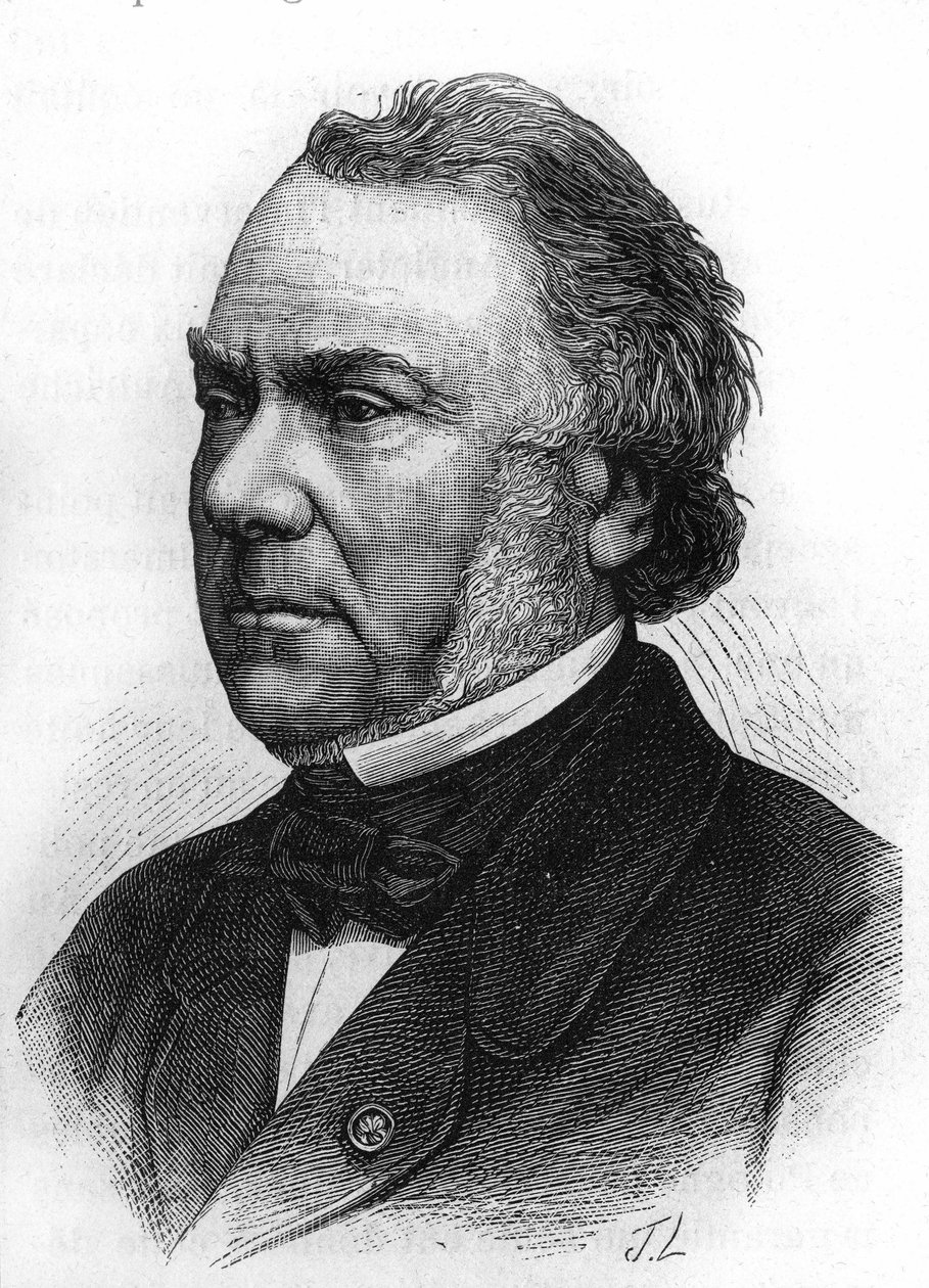 portrait of Claude - Alphonse Delangle. 1797-1869 French magistrate and minister. av Unknown artist