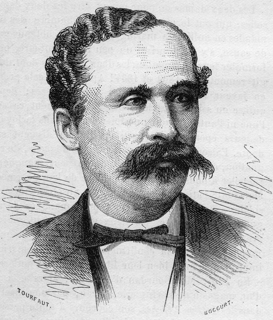 portrait of Doctor Gustave Nachtigal, German doctor of the 19th century. av Unknown artist