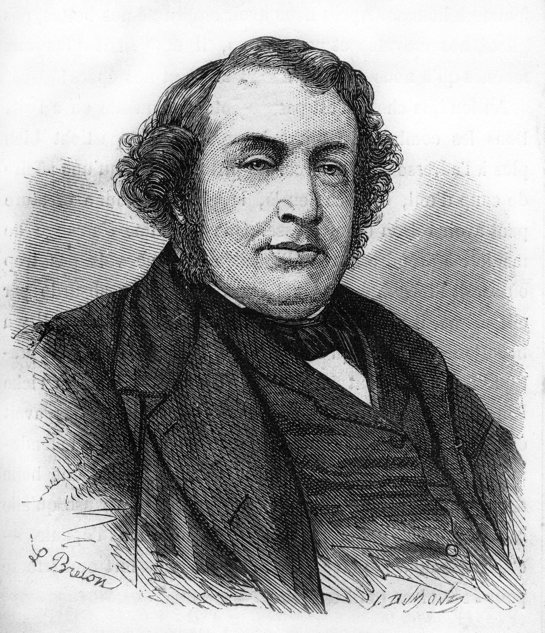 portrett av Ernest Picard. Fransk politiker (1821 til 1877). av Unknown artist