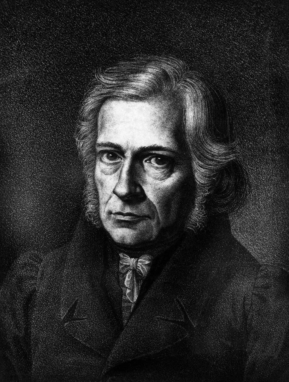 portrett av Friedrich Daniel Ernst Schleiermacher.1768 - 1834.Protestantisk teolog og tysk filosof. av Unknown artist
