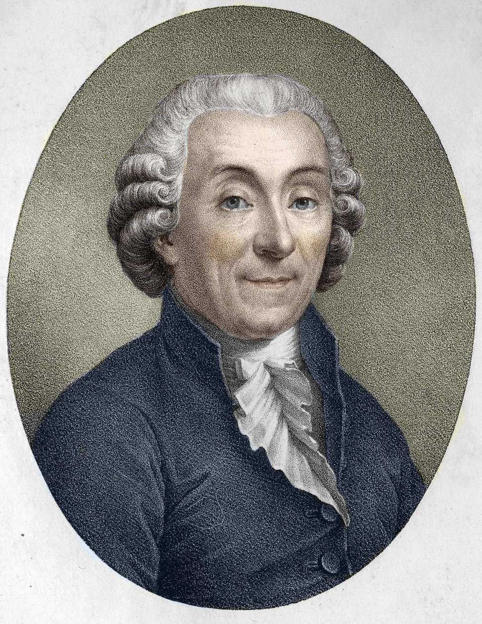 portrait of Gabriel Bonnot de Mably. French moralist, historian and economist (1709 to 1785). av Unknown artist