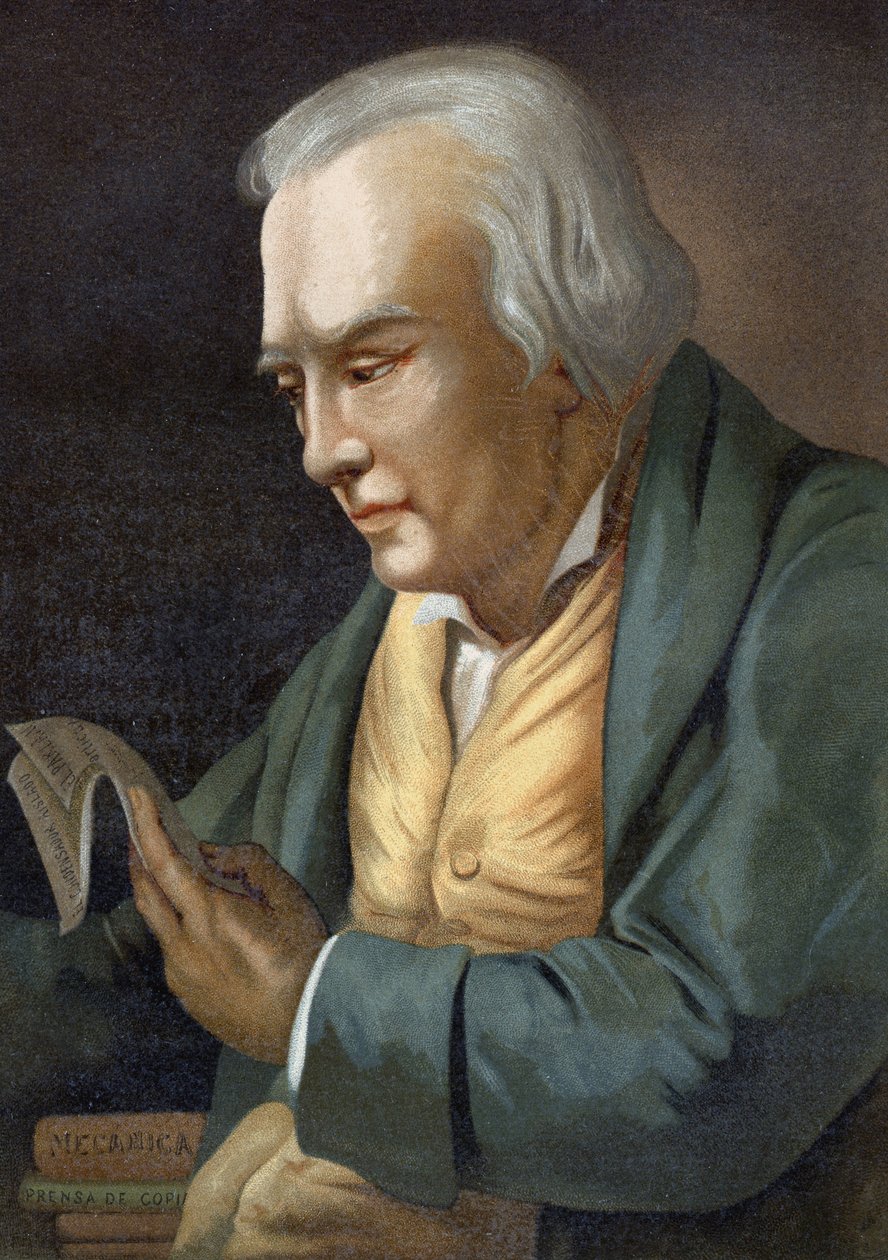 portrett av James Watt. Britisk ingeniør (Greenock av Unknown artist