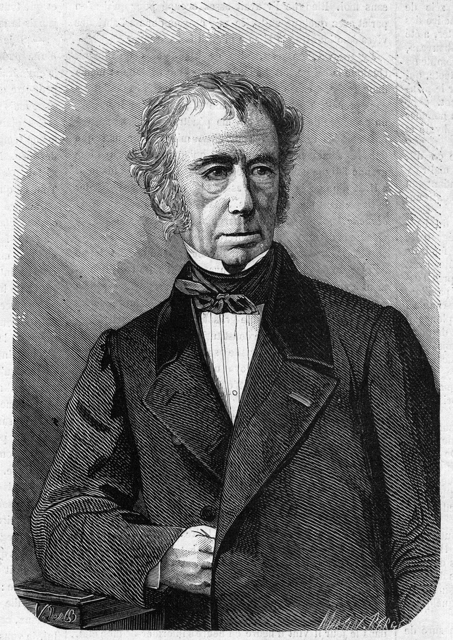 portrett av Jean Pons Guillaume Viennet (1777-1868), fransk politiker og forfatter. av Unknown artist