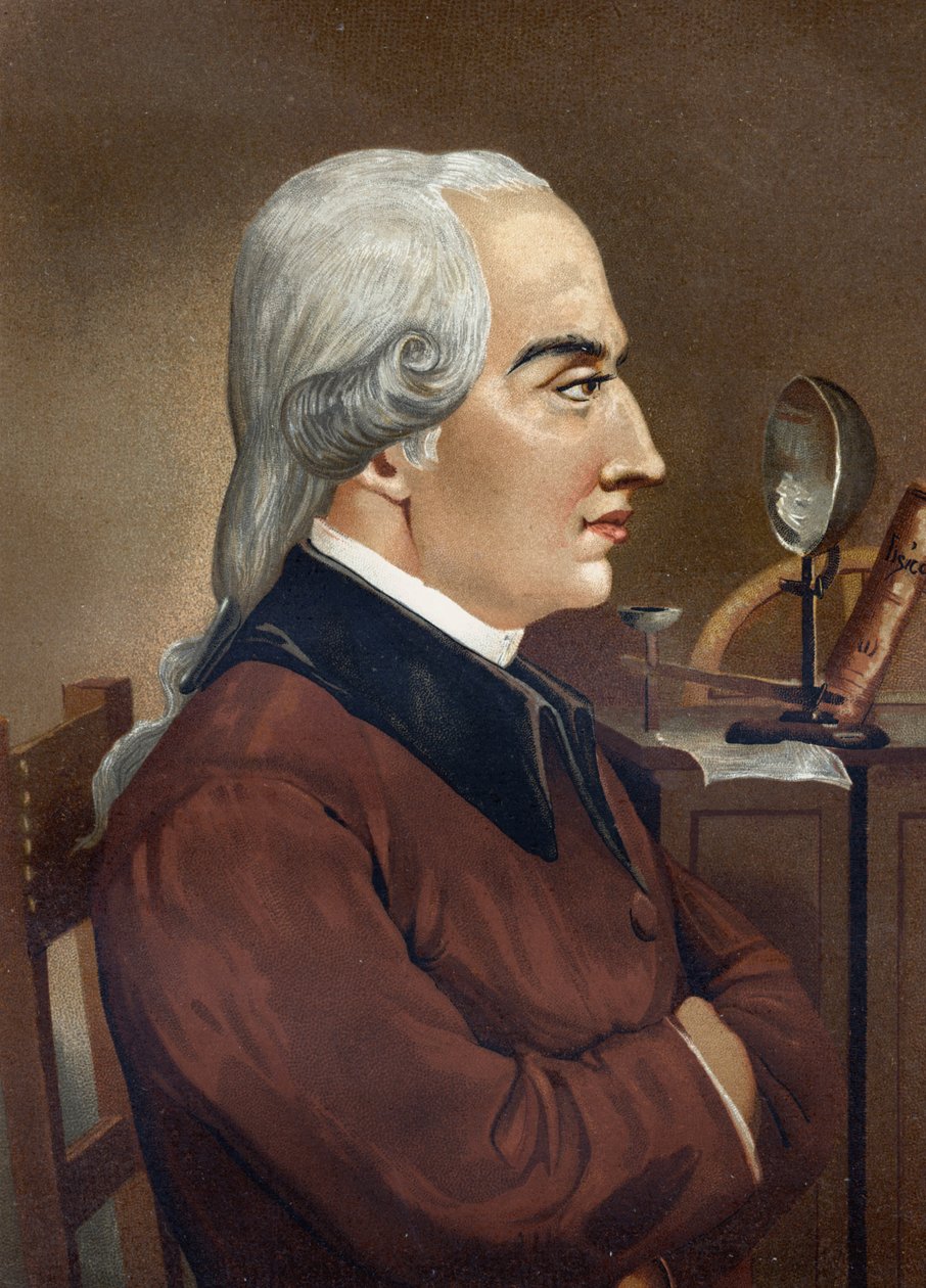 portrait of Joseph Black. Scottish physicist and chemist (Bordeaux av Unknown artist