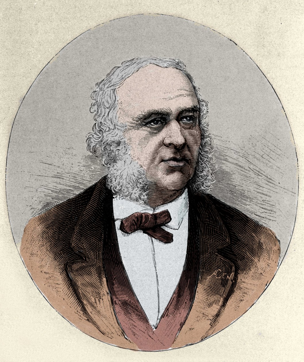 portrett av Paul Broca (1824-1880), fransk kirurg og antropolog. av Unknown artist