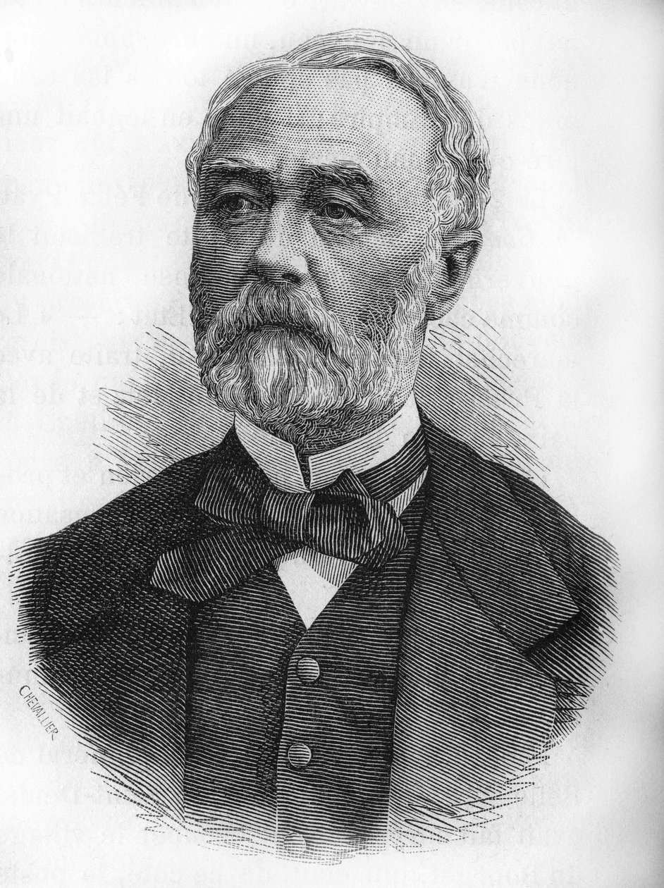 portrait of Pierre Frédéric Dorian (1814-1873), French industrialist and politician. av Unknown artist
