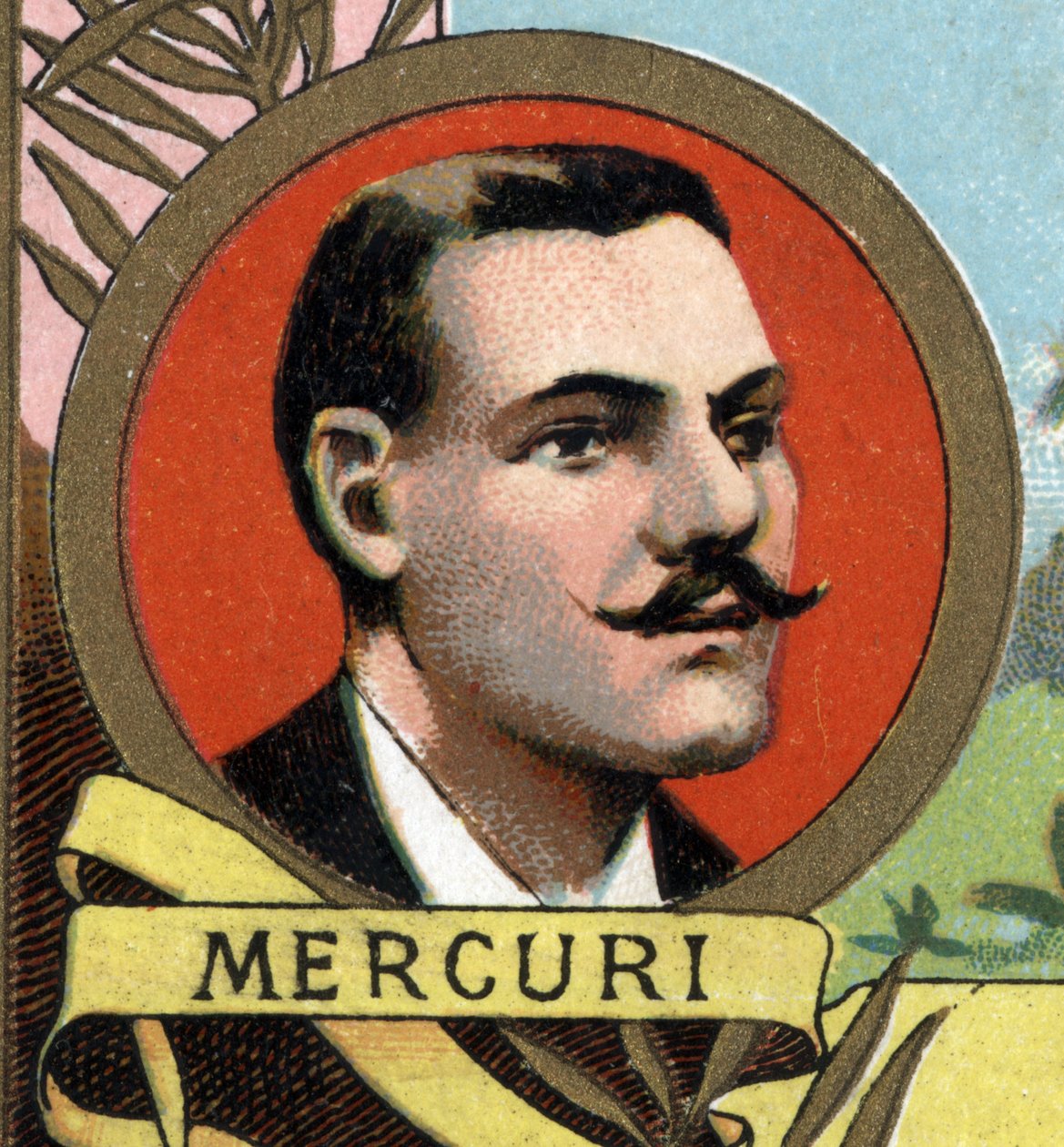 portrett av Toussaint MERCURI andre av Behagle-oppdraget i 1893. av Unknown artist