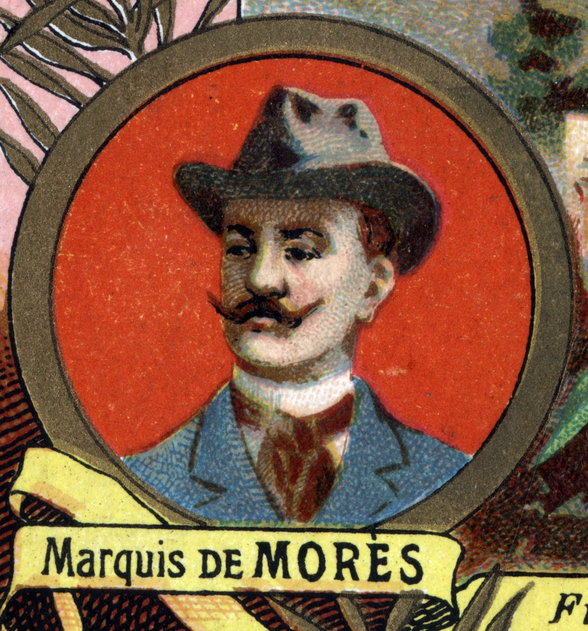 portrett av Marquis de Mores av Unknown artist