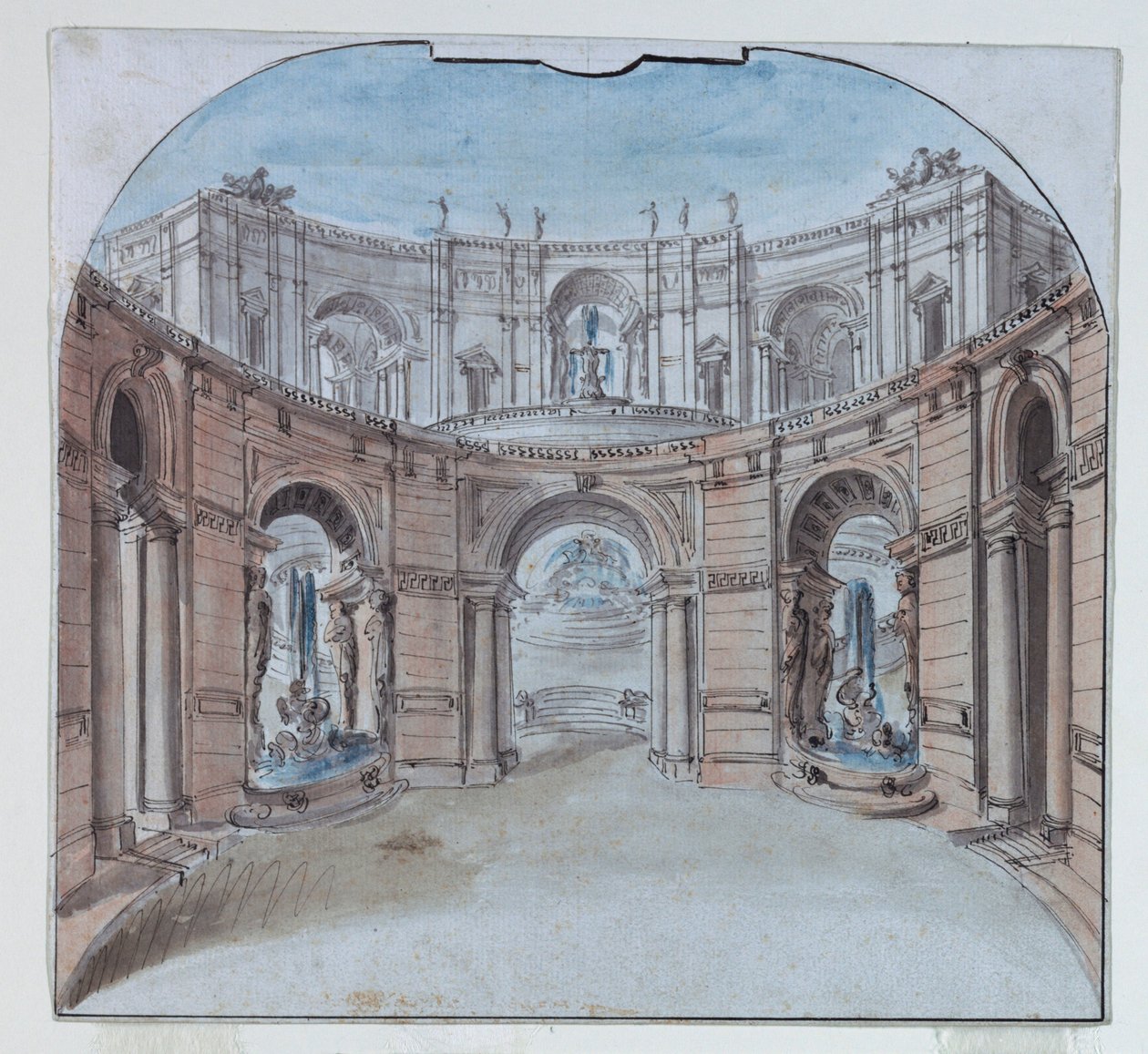 Scenedesign: Palace Architecture av Unknown, Italian