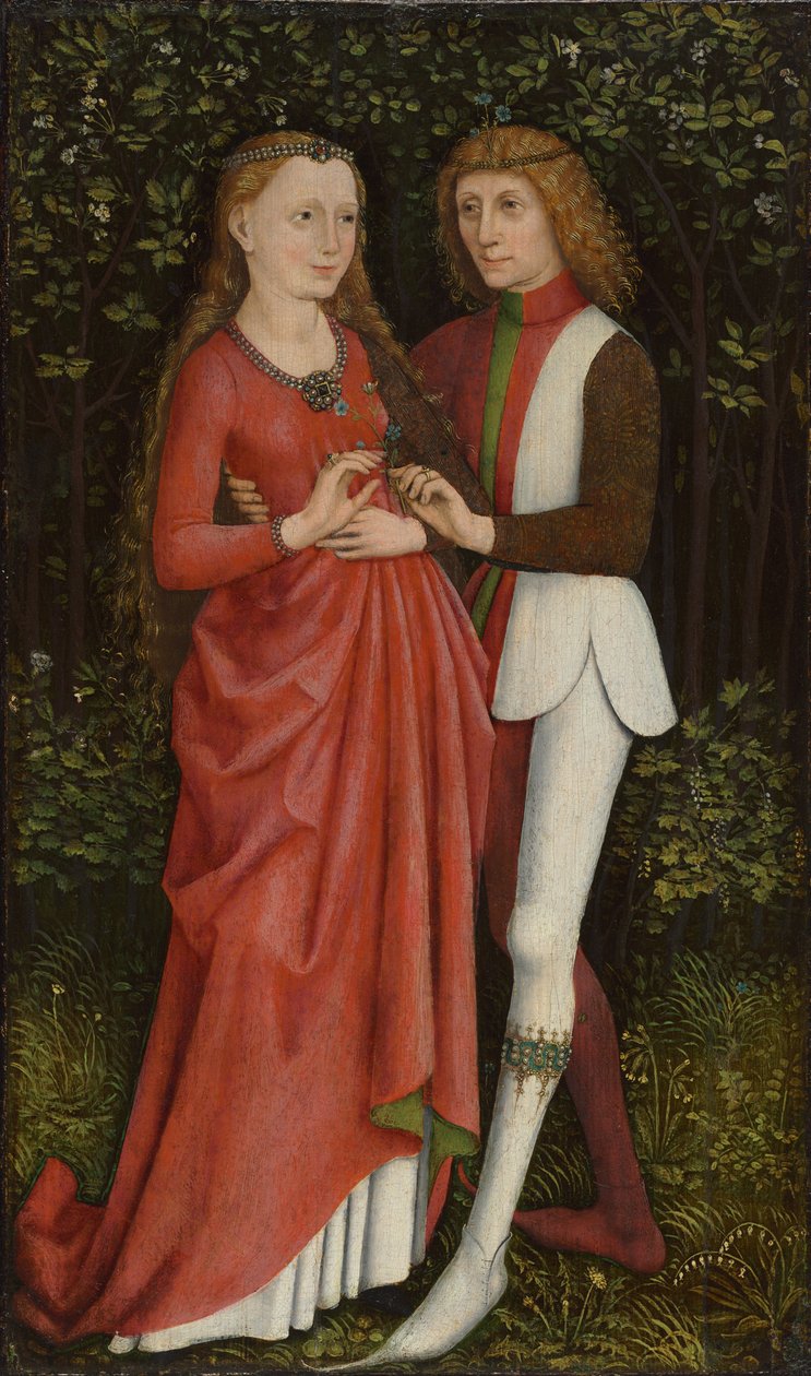Et brudepar av Unknown artist