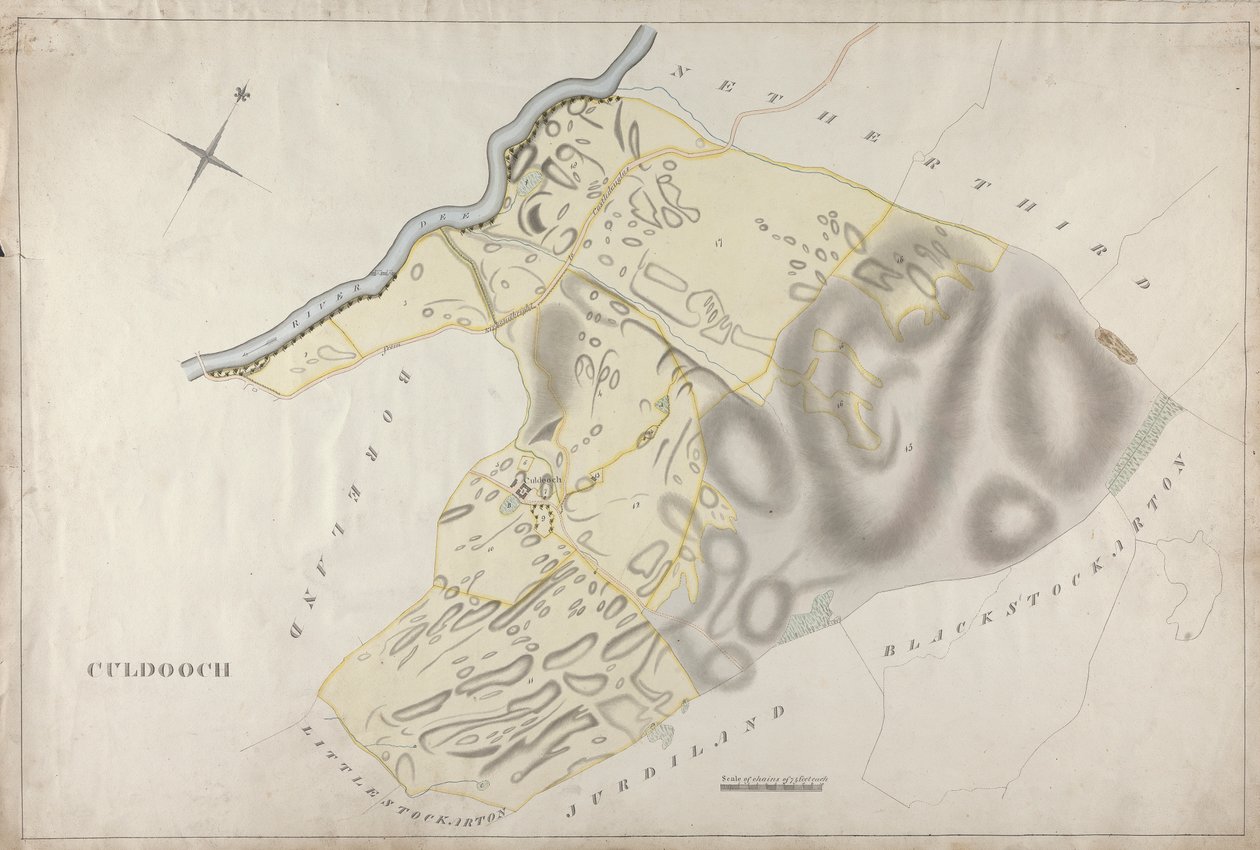 En samling av undersøkelser av skotske eiendommer til jarlen av Selkirk: Culdooch av Unknown artist