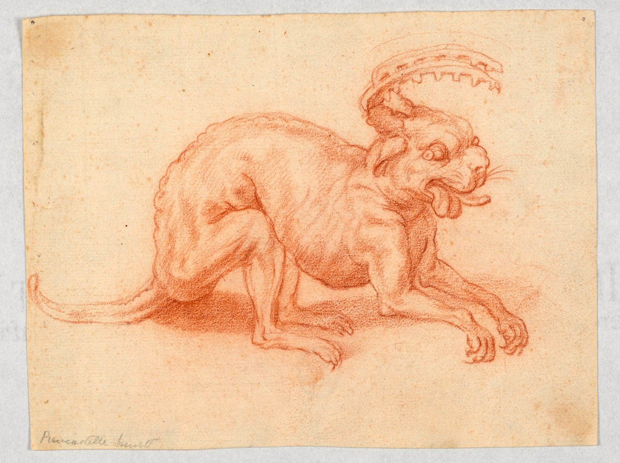 Et grotesk beist av Unknown artist