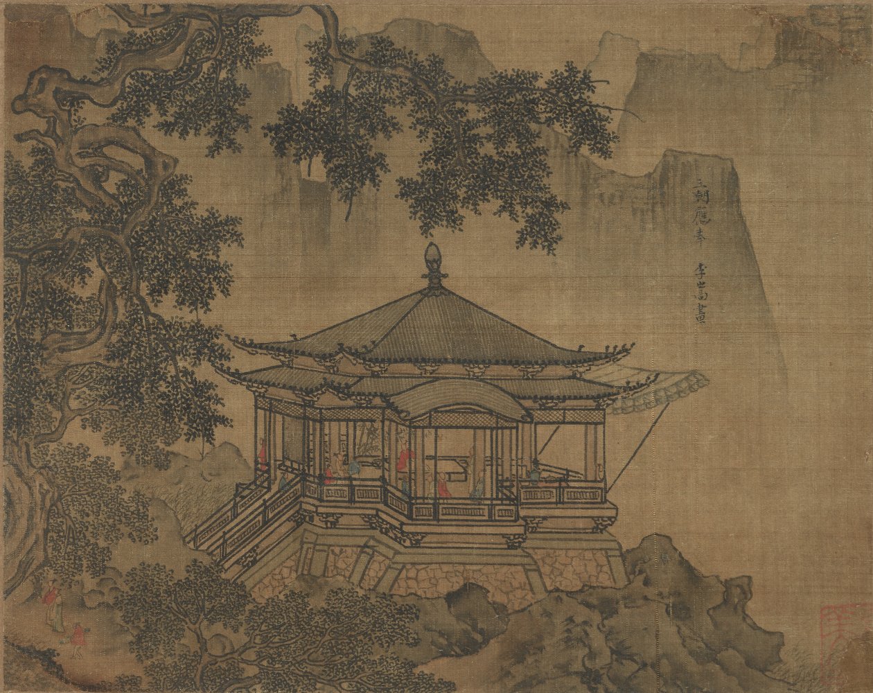 En paviljong av Unknown artist