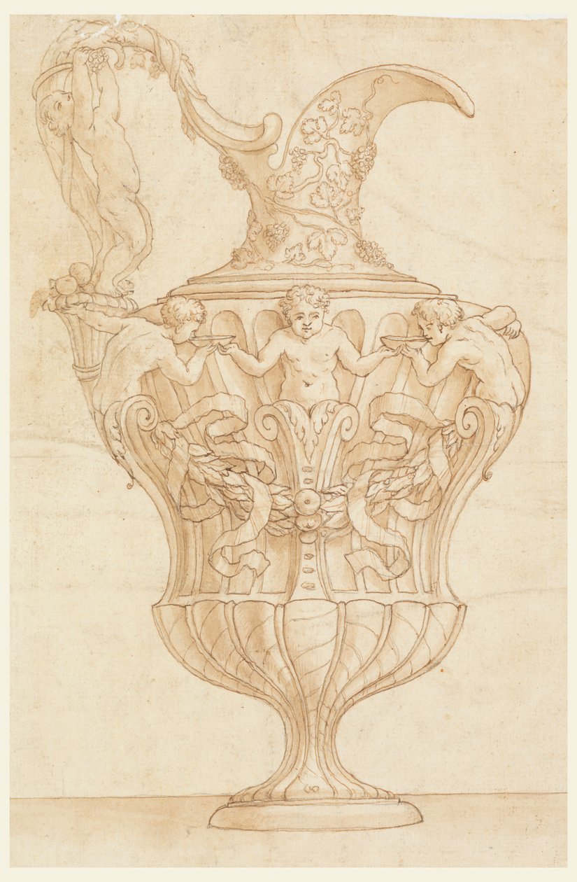 En pitcher av Unknown artist