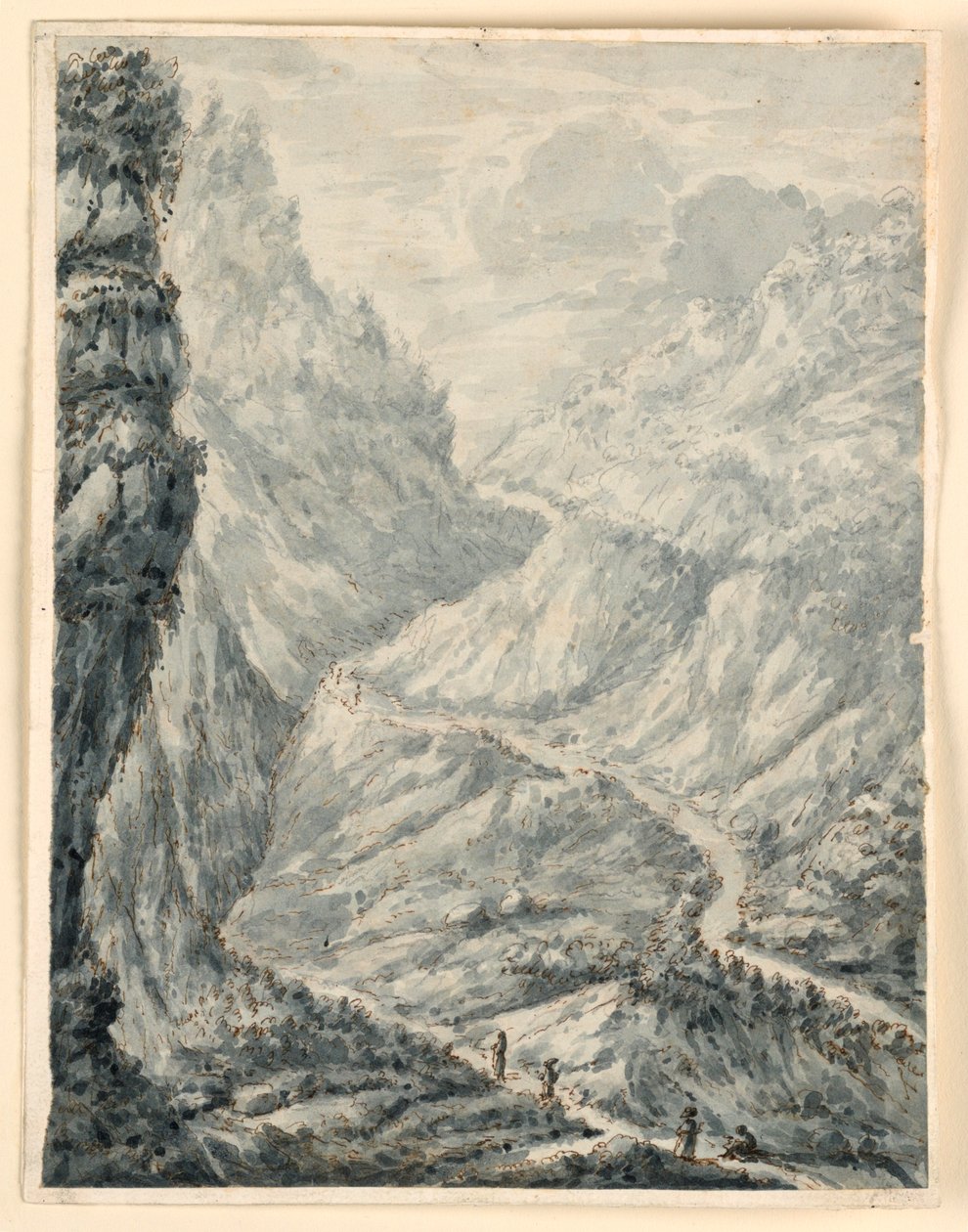 Et dalpass av Unknown artist
