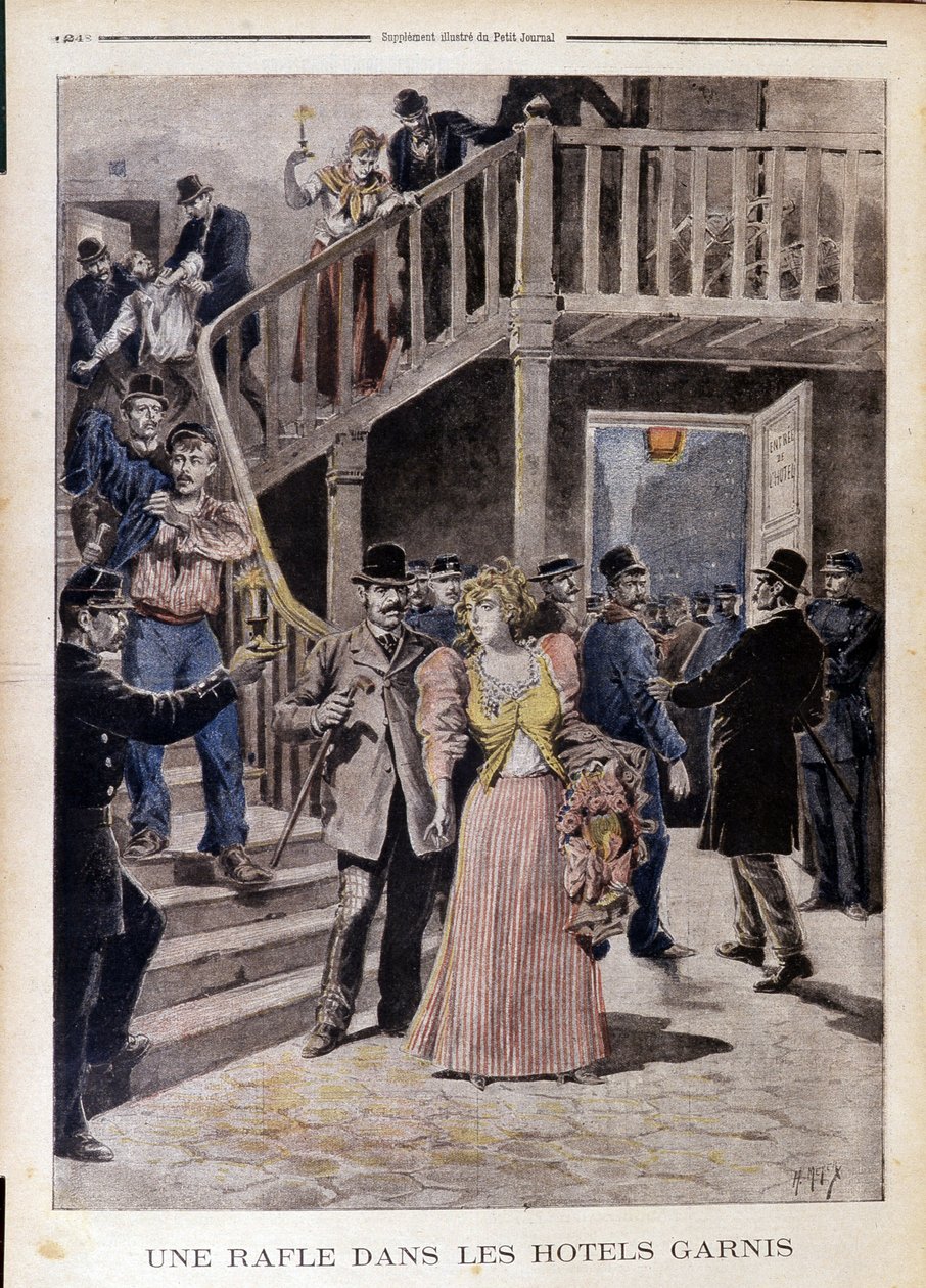 En oversikt over hoteller - i "" Le Petit Journal"" du 04/08/1895 av Unknown artist