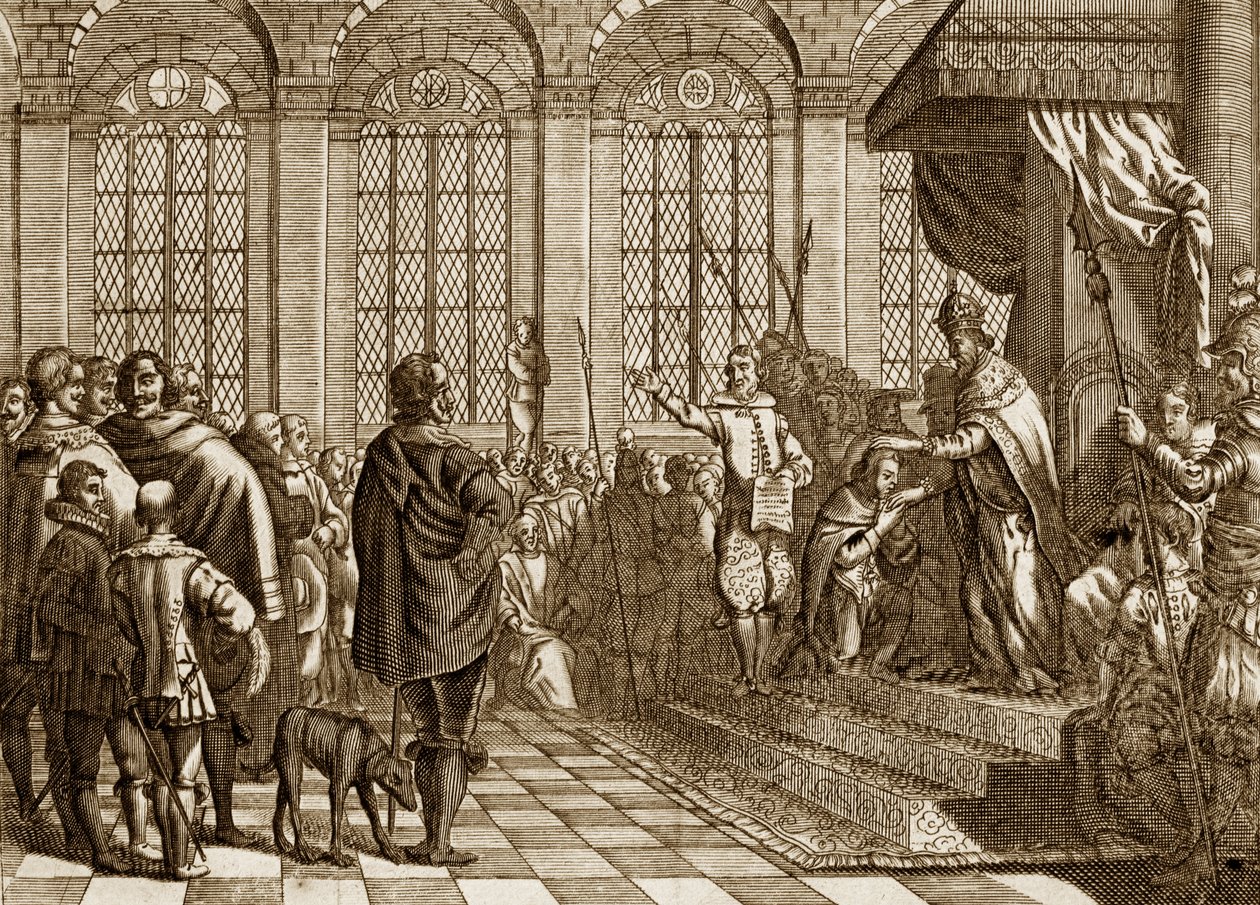 Abdication of CHARLES V av Unknown artist