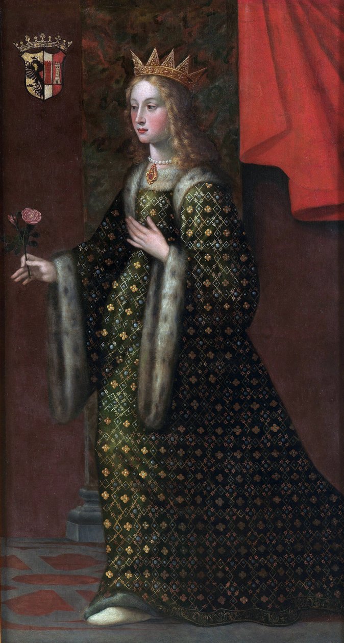 Adelaide de Suse - Adelais - Adaline de Suza eller encore Adelaide de Turin (1020 1091) - Adelaide av Susa, kone til Otto av Savoy (Othon Ier de Savoie) - Anonym - 1700-tallet - Olje på lerret av Unknown artist