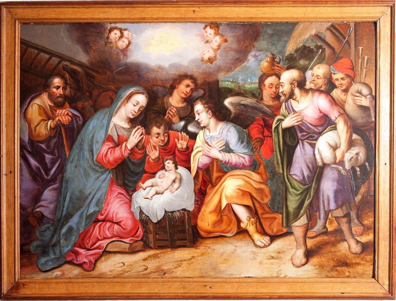 Tilbedelse av gjeterne av Unknown artist