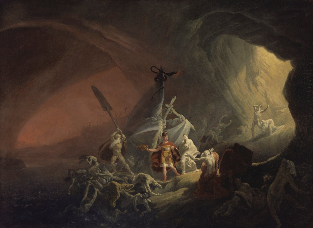 Aeneas og Sibylla av Unknown artist