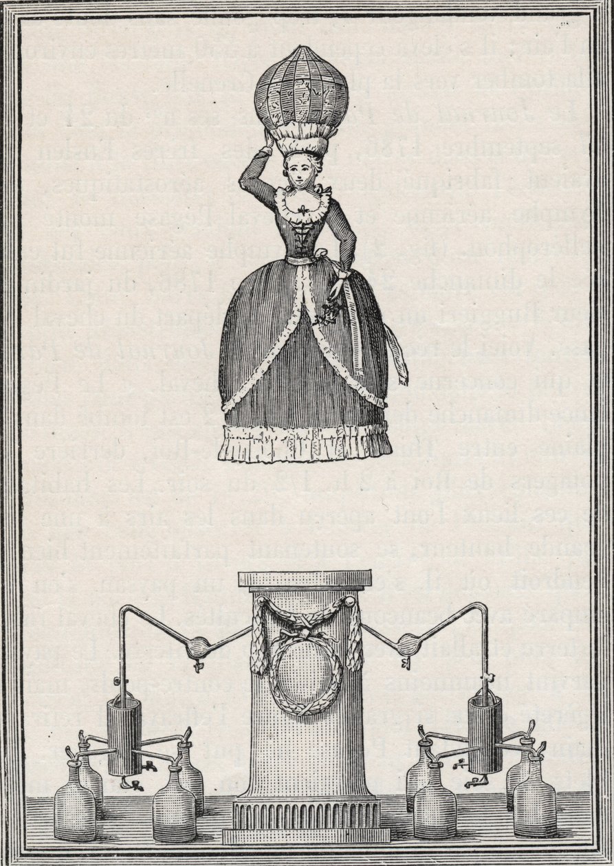 Aerostatisk figur - Enslen-brødrenes "Aerian Nymph" (Christian Gottfried av Unknown artist