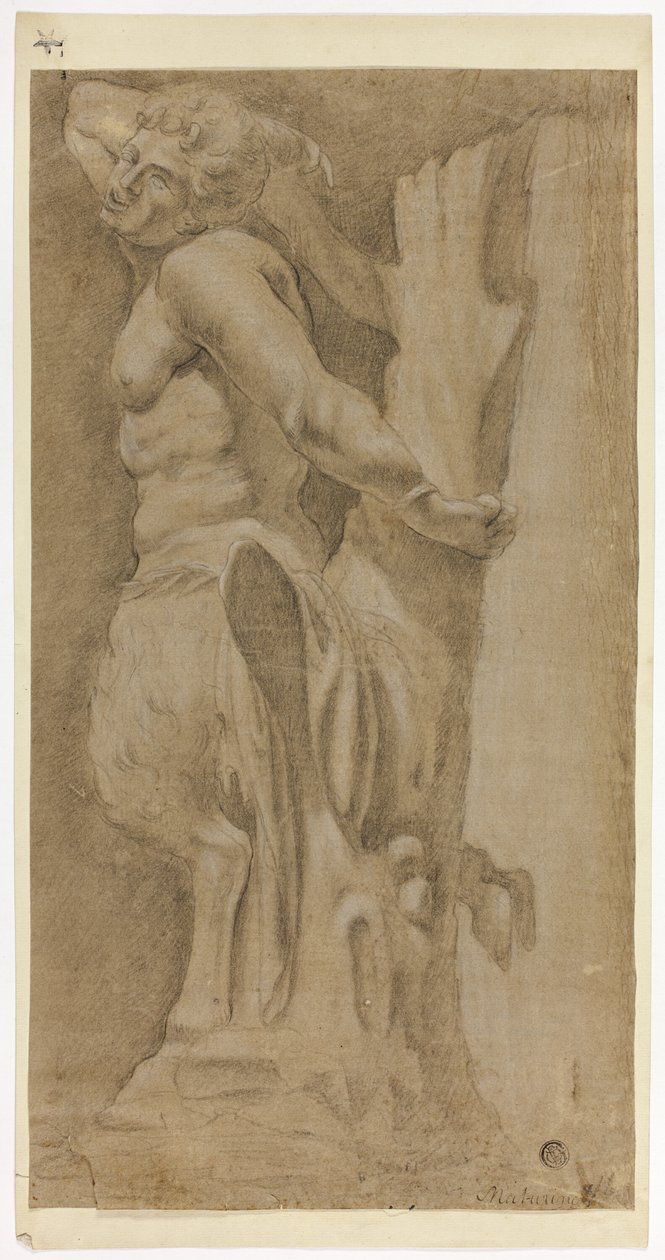 Etter klassisk statue av Marsyas av Unknown artist