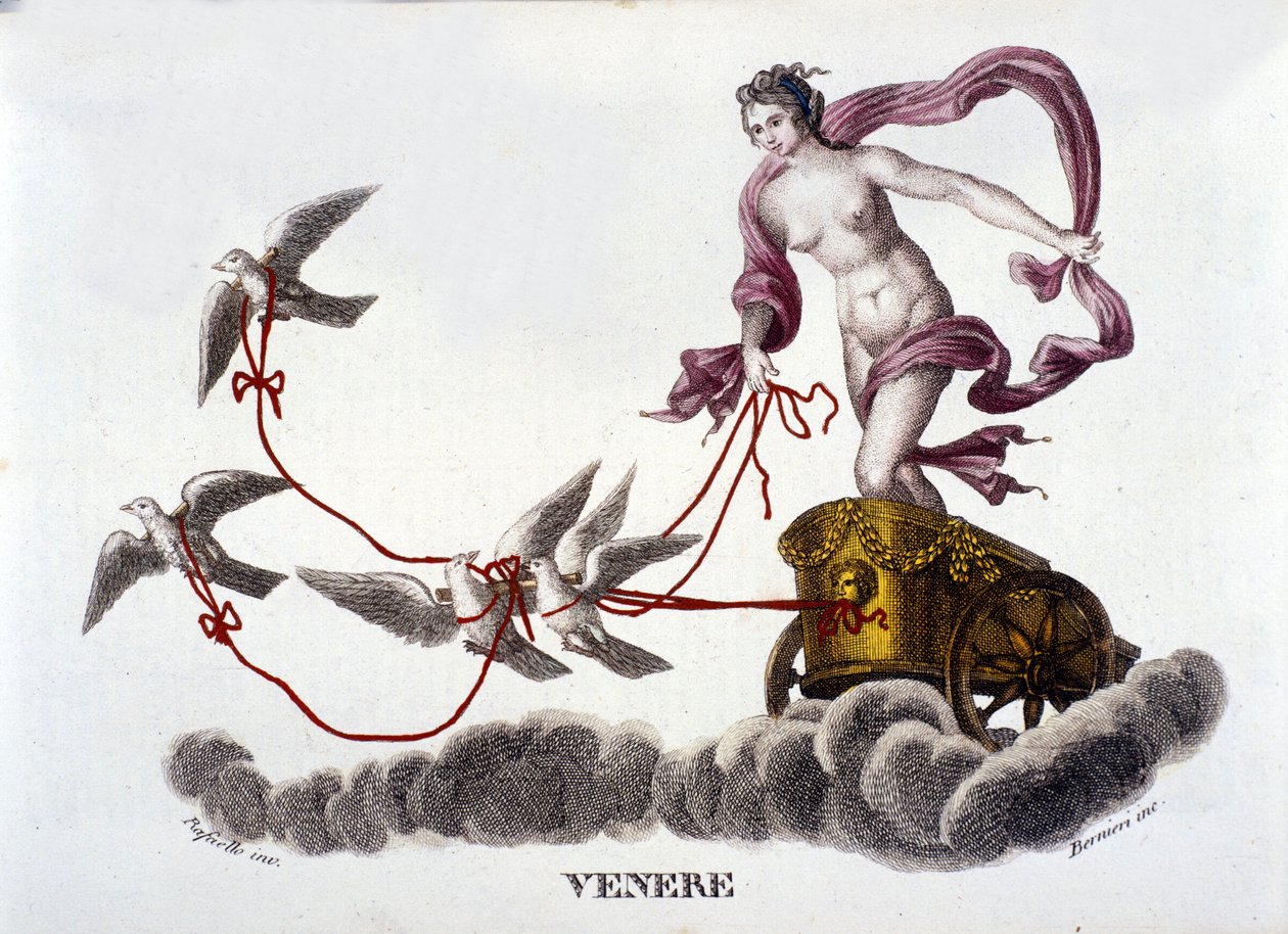 Etter en illustrasjon av Raffaello Sanzio. Gravering fra 1800-tallet. av Unknown artist