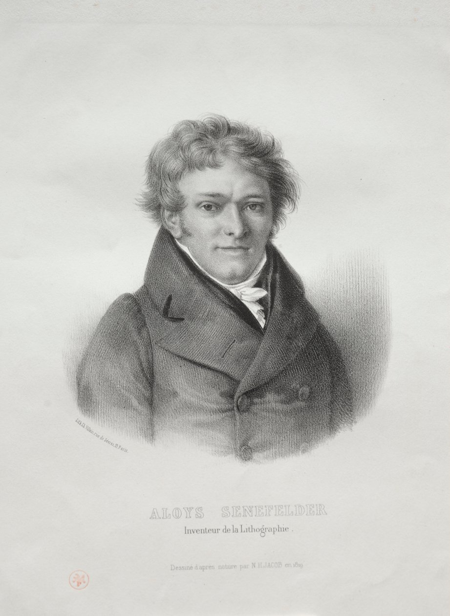 Aloys Senefelder av Unknown artist
