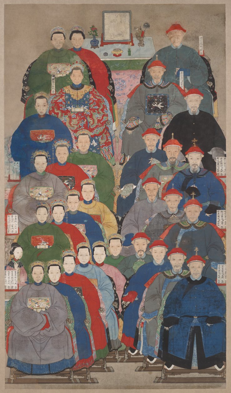 Ancestor Group Portrait av Unknown artist