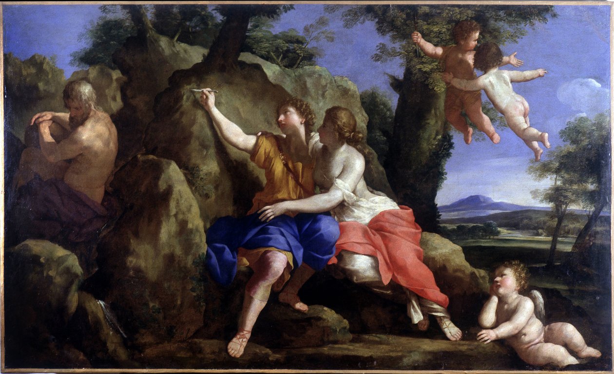 Angelique og Medore, anonyme av Unknown artist
