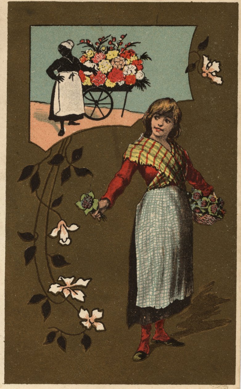 Anonymous chromolithography, late 19th century. av Unknown artist