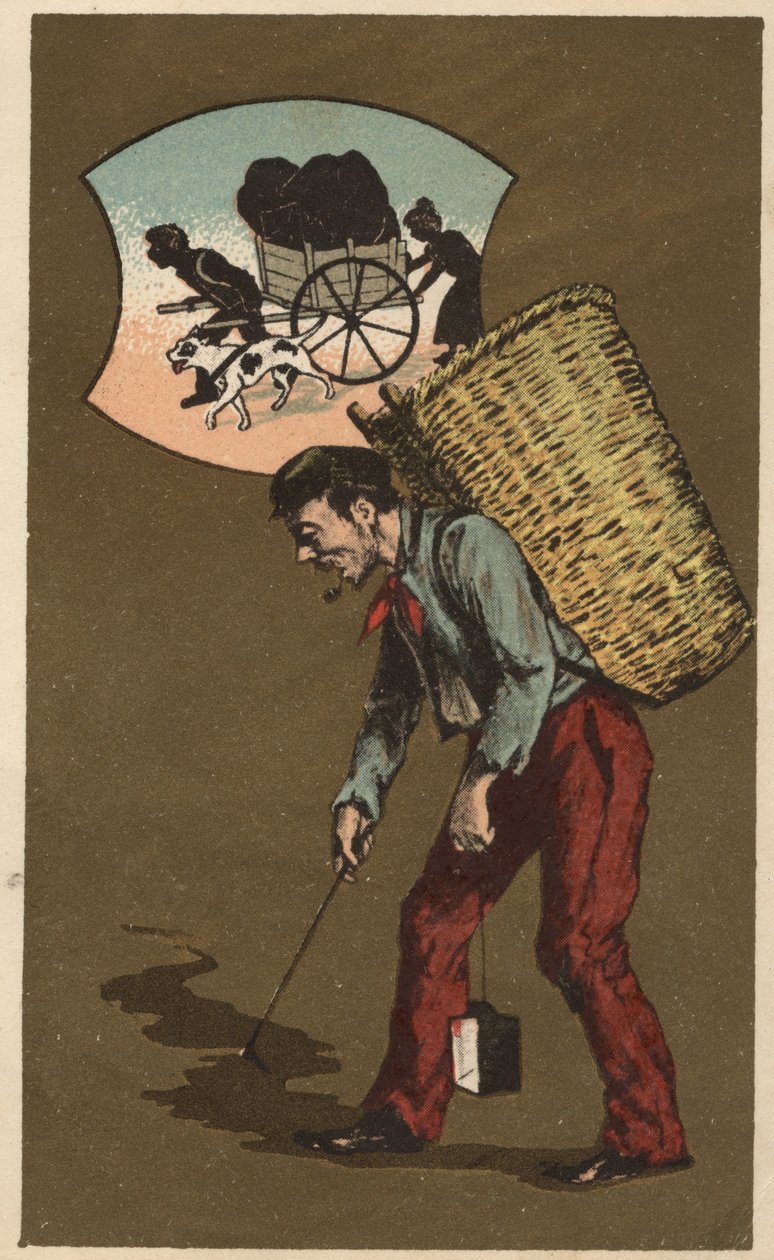 Anonym kromolitografi, slutten av 1800-tallet. av Unknown artist