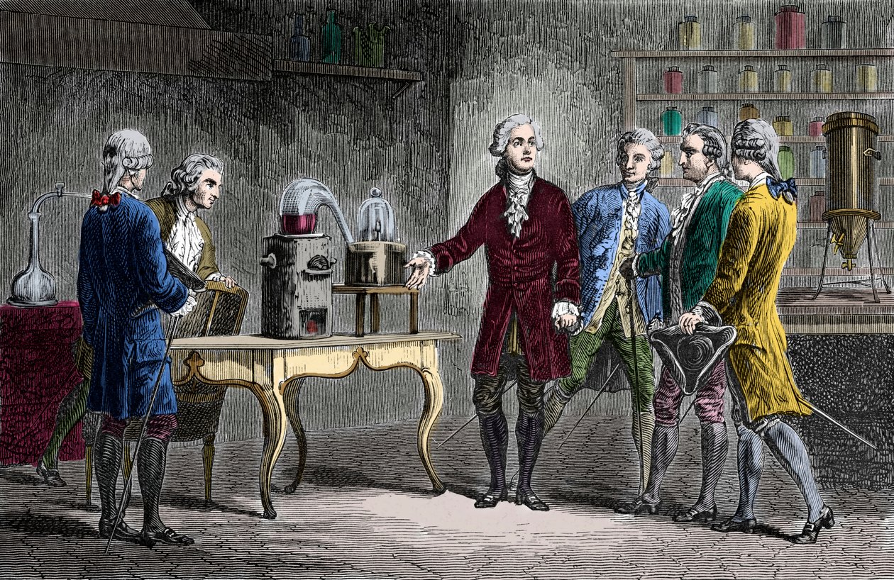 Antoine Laurent Lavoisier (1743-1894) utførte la decomposition de l