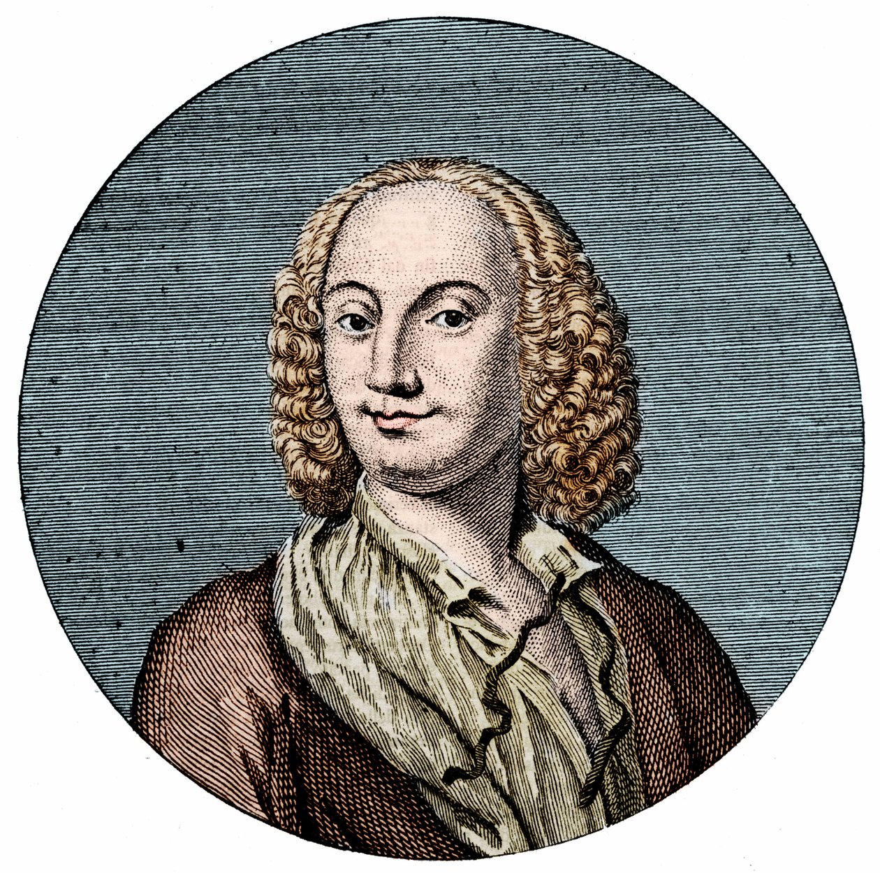 Antonio Vivaldi (1678-1741), italiensk komponist. av Unknown artist